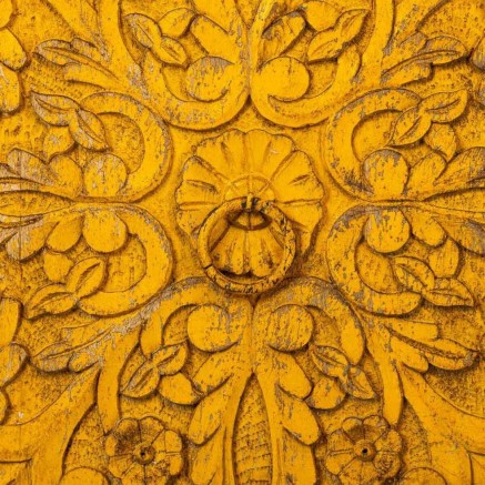 Credenza Alexandra House Living Giallo Ferro Legno di mango 40 x 90 x 2