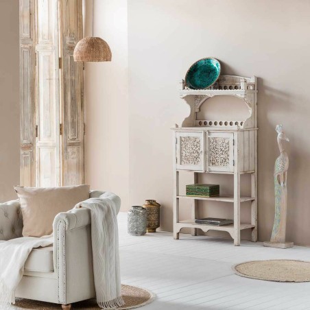 Dientafel Alexandra House Living Wit Ijzer Mangohout 35 x 150 x 75 cm