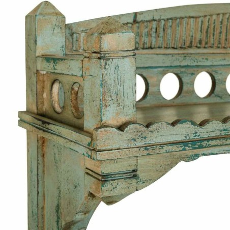 Buffet Alexandra House Living Bleu Fer Bois de manguier 35 x 150 x 75