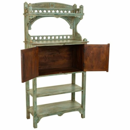 Dientafel Alexandra House Living Blauw Ijzer Mangohout 35 x 150 x 75 c