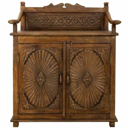 Credenza Alexandra House Living Marrone Ferro Legno di mango 42 x 85 x