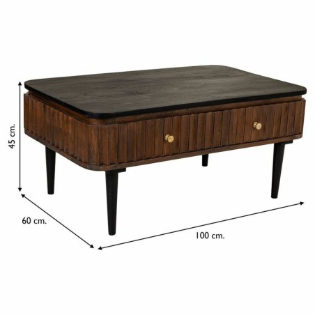 Hoofdtafel Alexandra House Living Bruin Ijzer Mangohout 60 x 45 x 100