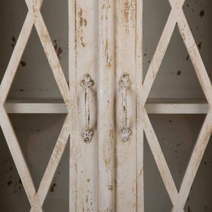Stand Espositore Alexandra House Living Vetro Ferro Legno di mango 40 2