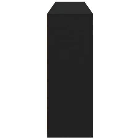 Buffet avec lumières LED noir 162x37x100 cm