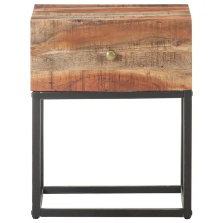 Table de chevet 40x30x50 cm Bois d'acacia brut