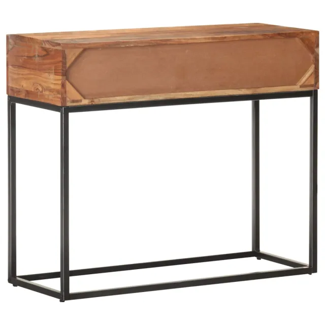 Table console 90x35x75 cm Bois d'acacia brut