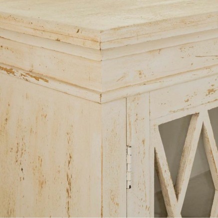 Meuble d'Entrée Alexandra House Living Blanc 40 x 100 x 90 cm 2