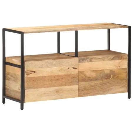 Buffet 110x35x65 cm Bois de manguier massif