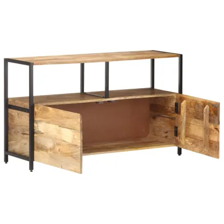 Buffet 110x35x65 cm Bois de manguier massif 2