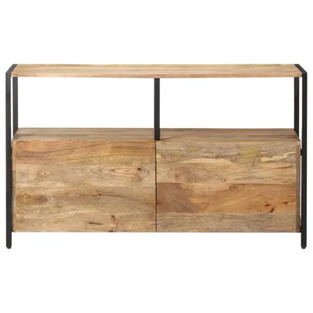 Buffet 110x35x65 cm Bois de manguier massif