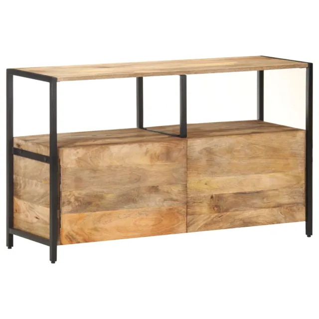 Buffet 110x35x65 cm Bois de manguier massif