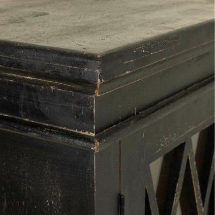 Meuble d'Entrée Alexandra House Living Noir 40 x 100 x 90 cm 2