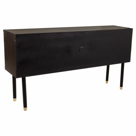 Dientafel Alexandra House Living Zwart Dennenhout Hout MDF 38 x 81 x 1
