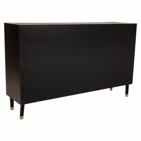 Credenza Alexandra House Living Nero Legno di pino Legno MDF 38 x 91 x