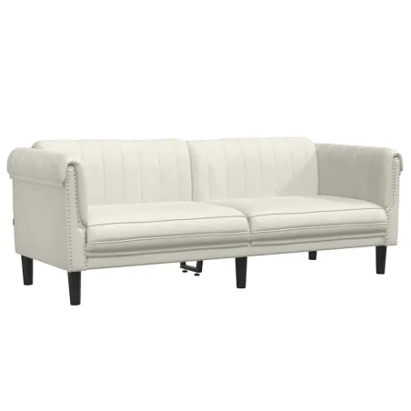 Ensemble de canapés 3 pcs crème velours