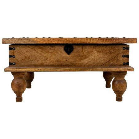 Truhe Alexandra House Living Braun Metall Mango-Holz 40 x 30 x 60 cm H