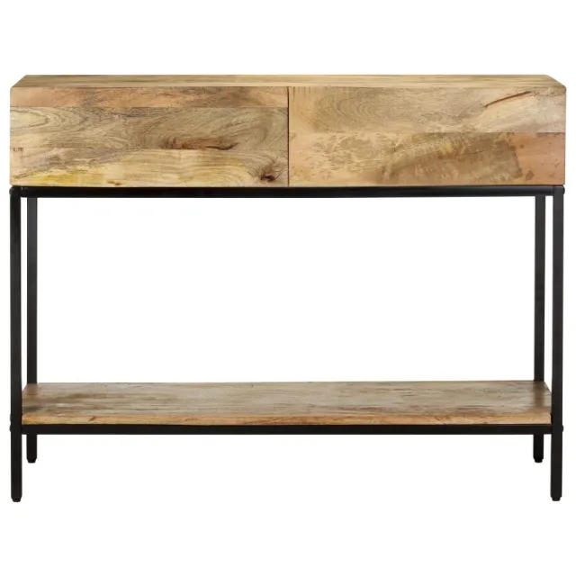 Table console 100x35x76 cm Bois de manguier massif