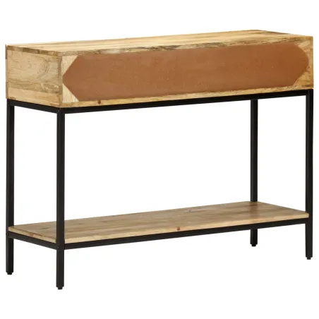 Table console 100x35x76 cm Bois de manguier massif