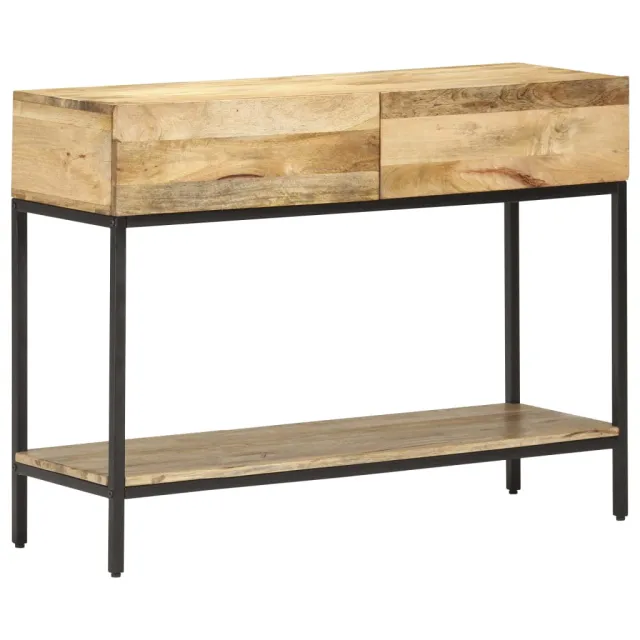 Table console 100x35x76 cm Bois de manguier massif