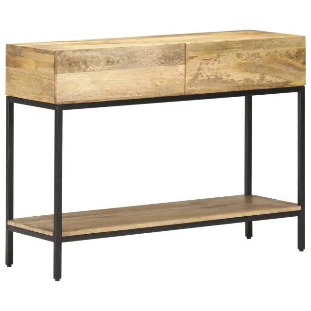 Table console 100x35x76 cm Bois de manguier massif