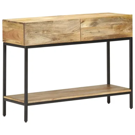 Table console 100x35x76 cm Bois de manguier massif