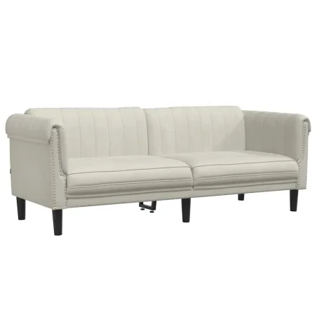 Ensemble de canapés 2 pcs crème velours