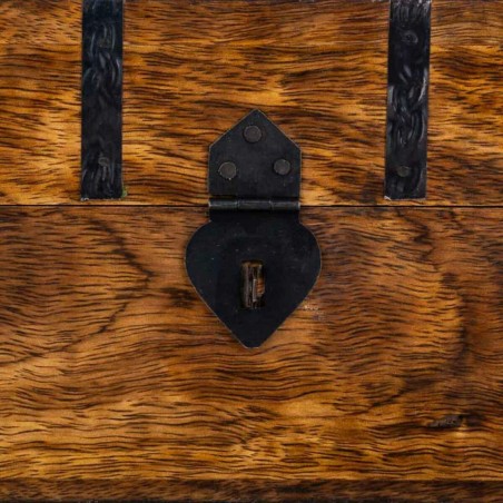 Chest Alexandra House Living Brown Metal Mango wood 20 x 12 x 38 cm Tr