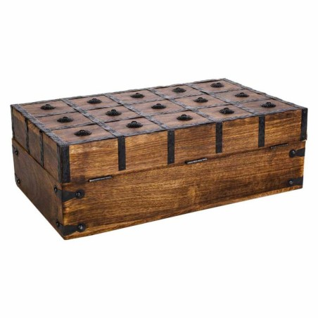 Coffre Alexandra House Living Marron Métal Bois de manguier 20 x 12 x