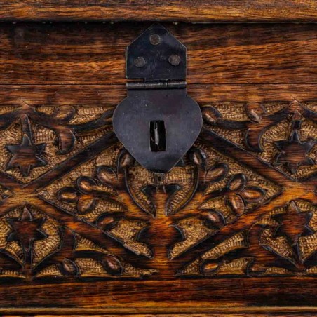 Chest Alexandra House Living Brown Mango wood 15 x 15 x 26 cm Traditio