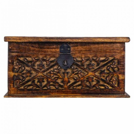 Baule Alexandra House Living Marrone Legno di mango 15 x 15 x 26 cm St