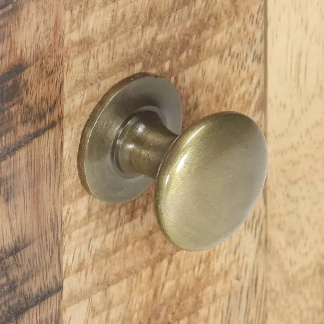 Table de chevet 40x30x50 cm Bois de manguier brut