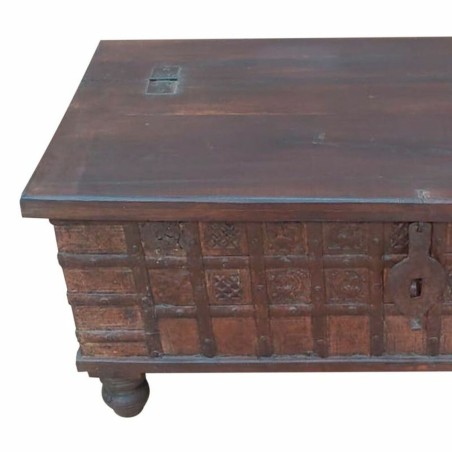 Koffer Alexandra House Living Gerecycleerd Hout 61 x 47 x 115 cm