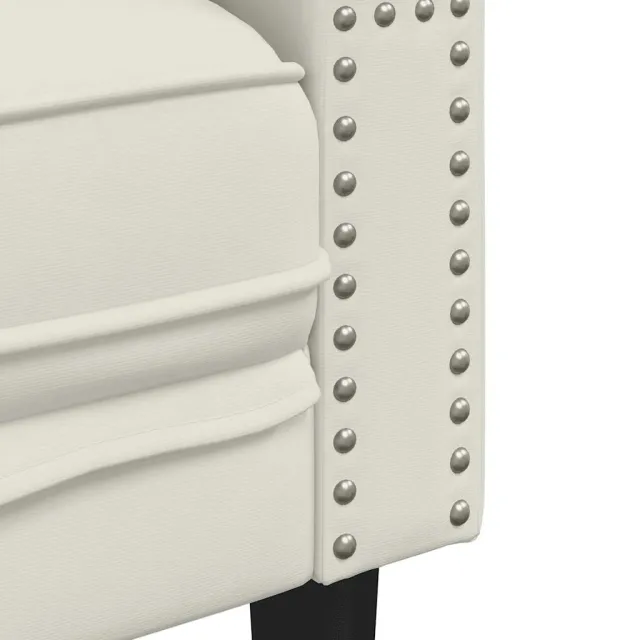 Ensemble de canapé Chesterfield et traversins 2pcs velours