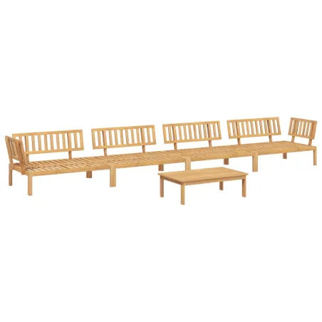 Salon palette de jardin 5 pcs bois d'acacia massif