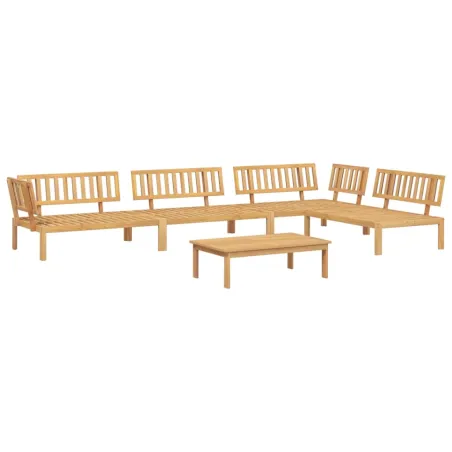 Salon palette de jardin 5 pcs bois d'acacia massif