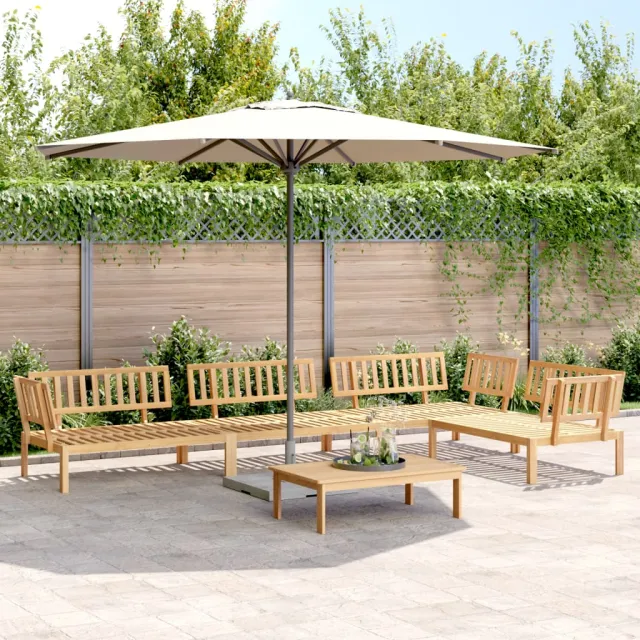 Salon palette de jardin 5 pcs bois d'acacia massif