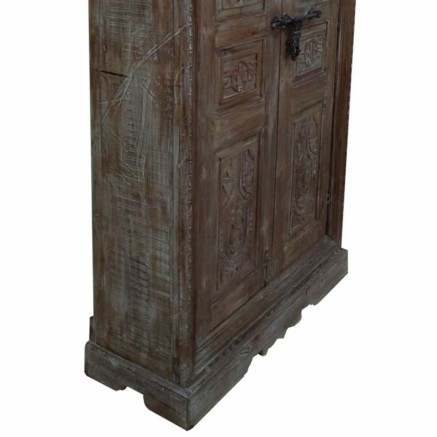 Armoire Alexandra House Living Marron Bois Recyclé 45 x 220 x 121 cm 2