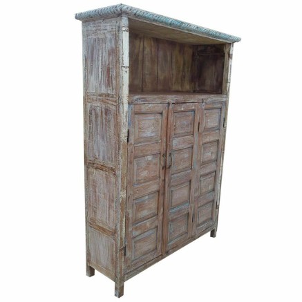 Estantería Alexandra House Living Marrón Madera Reciclada 40 x 186 x