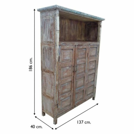 Étagère Alexandra House Living Marron Bois Recyclé 40 x 186 x 137 c