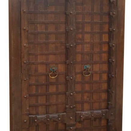 Kast Alexandra House Living Bruin Gerecycleerd Hout 42 x 217 x 118 cm 2