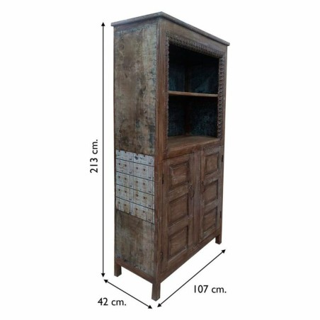 Shelves Alexandra House Living Brown Recycled Wood 42 x 213 x 107 cm