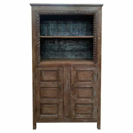 Estantería Alexandra House Living Marrón Madera Reciclada 42 x 213 x