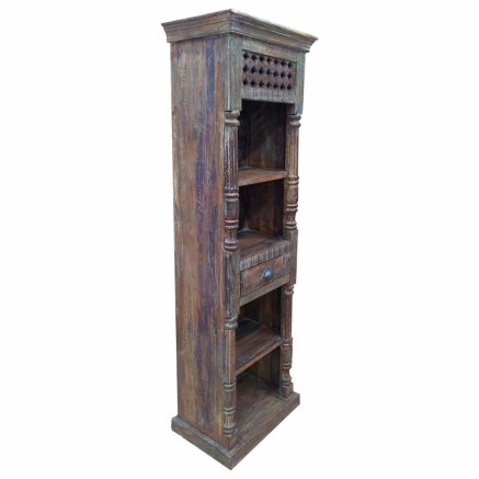 Scaffale Alexandra House Living Marrone Legno Riciclato 34 x 180 x 56