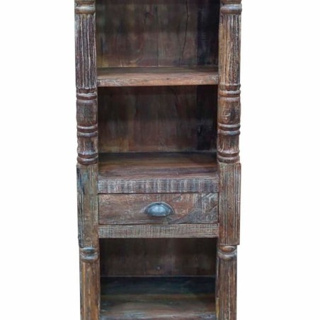 Estantería Alexandra House Living Marrón Madera Reciclada 34 x 180 x