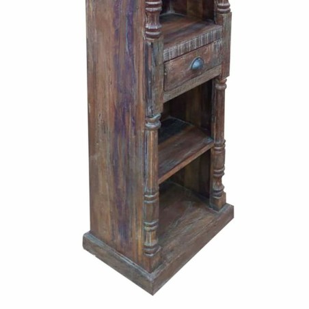 Estantería Alexandra House Living Marrón Madera Reciclada 34 x 180 x
