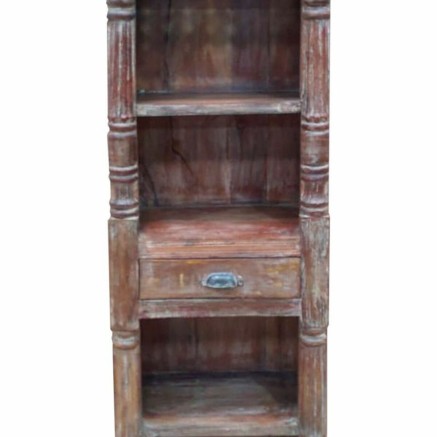 Estantería Alexandra House Living Marrón Madera Reciclada 34 x 180 x 2