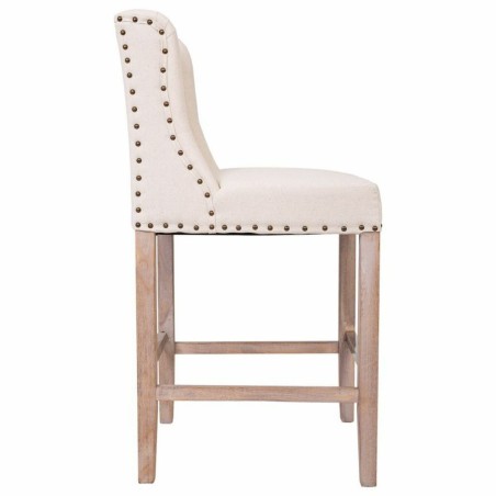 Taburete Alexandra House Living Beige Madera de caucho 58 x 104 x 48 c