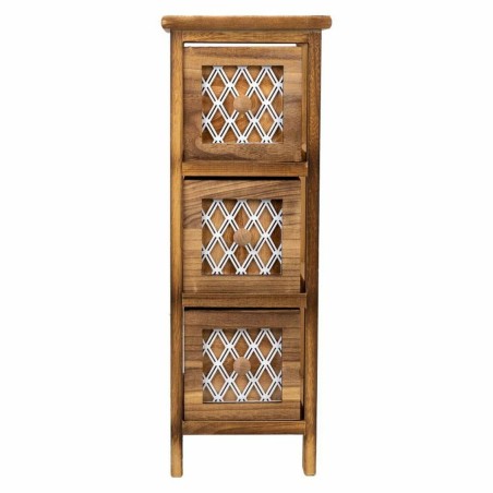 Schubladenschrank Alexandra House Living Braun Holz Paulonia-Holz 26 x