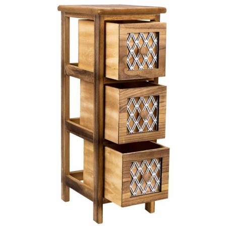 Chest of drawers Alexandra House Living Brown Wood Paolownia wood 26 x