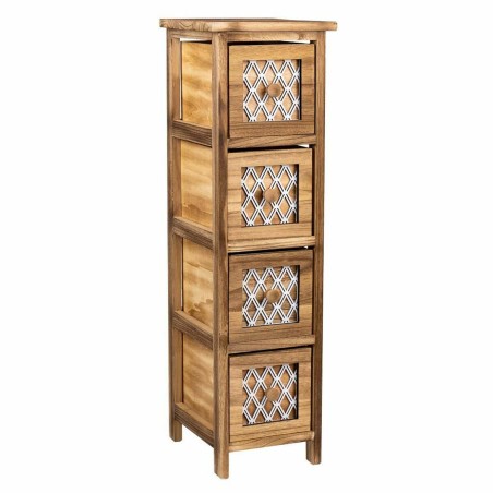 Caisson à Tiroirs Alexandra House Living Marron Bois Bois de paulowni
